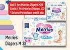 Promo Harga Merries Tape M38 38 pcs - Hypermart