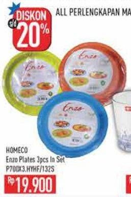 Promo Harga Homeco Enzo Plate  - Hypermart