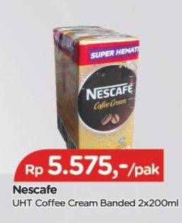 Promo Harga Nescafe Ready to Drink Coffee Cream 200 ml - TIP TOP