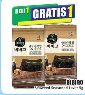 Promo Harga Bibigo Snack Seasoned Seaweed 5 gr - Hari Hari