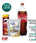 Harga Gery Saluut + Pringles + Coca Cola