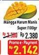 Promo Harga Mangga Harum Manis Super per 100 gr - Hypermart