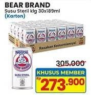 Promo Harga Bear Brand Susu Steril 189 ml - Indomaret