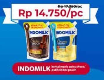 Promo Harga Indomilk Susu Kental Manis Cokelat, Plain 545 gr - Yogya