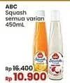 Promo Harga ABC Syrup Squash Delight All Variants 460 ml - Indomaret