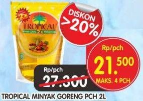 Promo Harga TROPICAL Minyak Goreng 2 ltr - Superindo