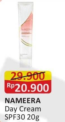 Promo Harga NAMEERA Pure Radiant Glow Perfecting Day Cream SPF 30 PA++ 20 gr - Alfamart