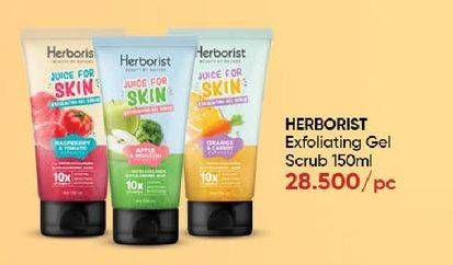 Promo Harga Herborist Juice For Skin Exfoliating Gel Scrub  150 ml - Guardian