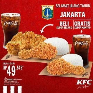 Promo Harga KFC Super Besar  - KFC