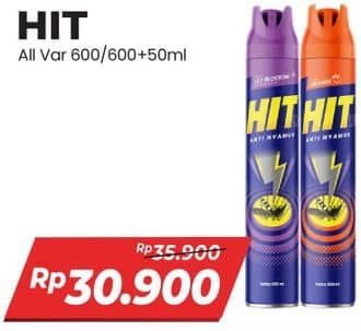 Promo Harga HIT Aerosol All Variants 600 ml - Alfamart