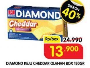 Promo Harga Diamond Keju Cheddar 180 gr - Superindo