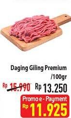 Promo Harga Daging Giling Sapi Premium per 100 gr - Hypermart