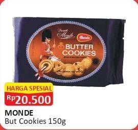 Promo Harga Monde Butter Cookies 150 gr - Alfamart