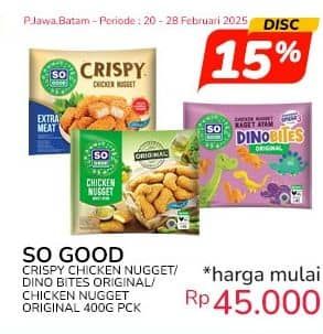 Promo Harga So Good Chicken Nugget  - Indomaret