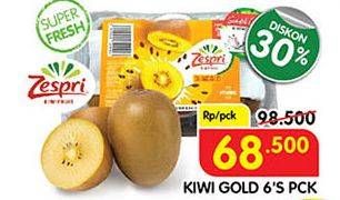 Promo Harga Kiwi Gold Zespri Punet 6 pcs - Superindo