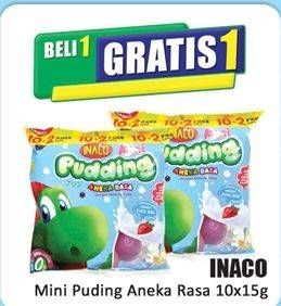 Promo Harga Inaco Mini Pudding Mix Flavour 10 pcs - Hari Hari