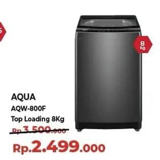Promo Harga Aqua Mesin Cuci AQW-800F  - Yogya