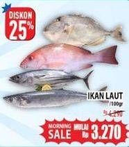 Promo Harga Aneka Ikan Laut per 100 gr - Hypermart