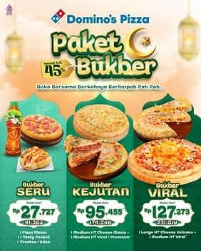 Promo Harga Paket Bukber  - Domino Pizza