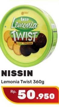 Promo Harga Nissin Cookies Lemonia Twist 360 gr - Yogya