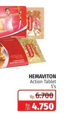 Promo Harga HEMAVITON Multivitamin Action 5 pcs - Lotte Grosir