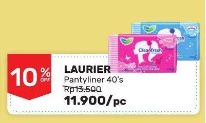 Promo Harga Laurier Pantyliner Cleanfresh 40 pcs - Guardian