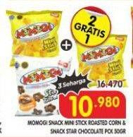 Promo Harga MOMOGI Mini Stick Roasted Corn, Star Cokelat 50gr  - Superindo