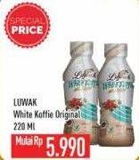 Promo Harga Luwak White Koffie Ready To Drink Original 220 ml - Hypermart