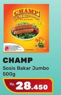 Promo Harga CHAMP Sosis Bakar per 6 pcs 500 gr - Yogya