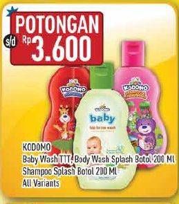 Promo Harga KODOMO Baby Top To Toe Wash/Body Wash/Shampoo  - Hypermart