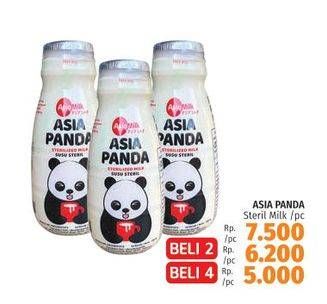 Promo Harga ASIA PANDA Susu Steril 200 ml - LotteMart