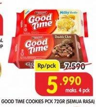 Promo Harga GOOD TIME Cookies Chocochips All Variants 72 gr - Superindo
