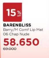 Promo Harga Barenbliss Berry Makes Comfort Lip Matte 06 Chapter Nude  - Watsons