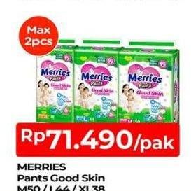 Promo Harga Merries Pants Good Skin M50, L44, XL38 38 pcs - TIP TOP