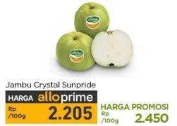 Promo Harga Sunpride Jambu Crystal per 100 gr - Carrefour