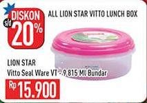 Promo Harga LION STAR Vitto Seal Ware VT-9 815 ml - Hypermart