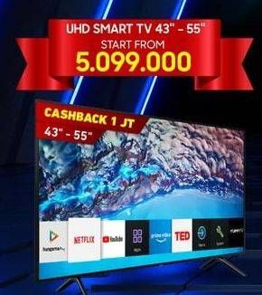 Promo Harga Samsung UHD Smart TV  - Electronic City