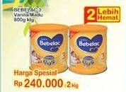 Promo Harga BEBELAC 3 Susu Pertumbuhan Madu, Vanila 800 gr - Indomaret