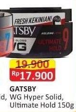 Promo Harga GATSBY Watergloss Hyper Solid, Ultimate Hold 150 gr - Alfamart