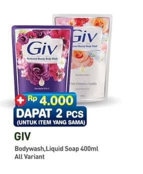 Promo Harga GIV Body Wash All Variants 400 ml - Hypermart