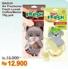 Promo Harga BAGUS Air Freshener Luwak Coffe, Melon 10 gr - Indomaret