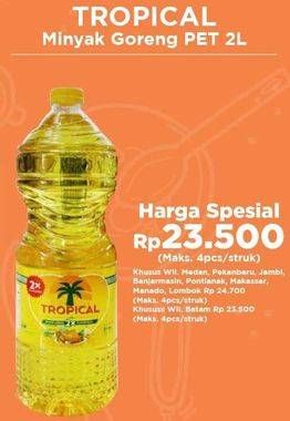 Promo Harga TROPICAL Minyak Goreng 2 ltr - Alfamart