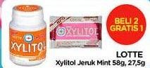 Promo Harga LOTTE XYLITOL Candy Gum Jeruk Mint / Orange Mint, Jeruk Mint / Orange Mint 27 gr - Alfamidi