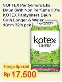 Softex/Kotex Pantyliners