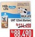 Promo Harga Milk Life UHT per 40 tpk 125 ml - Hypermart