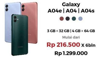 Promo Harga Samsung Galaxy A04/A04e/A04s  - Erafone