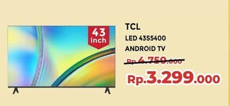 Promo Harga TCL 43S5400  - Yogya