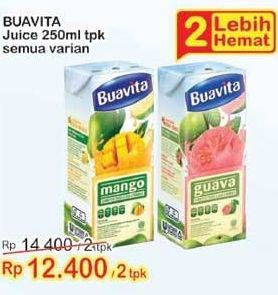 Promo Harga BUAVITA Fresh Juice All Variants per 2 pcs 250 ml - Indomaret