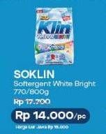 Promo Harga SO KLIN White & Bright Detergent 770 gr - Alfamart