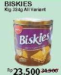 Promo Harga BISKIES Sandwich Biscuit 324 gr - Alfamart